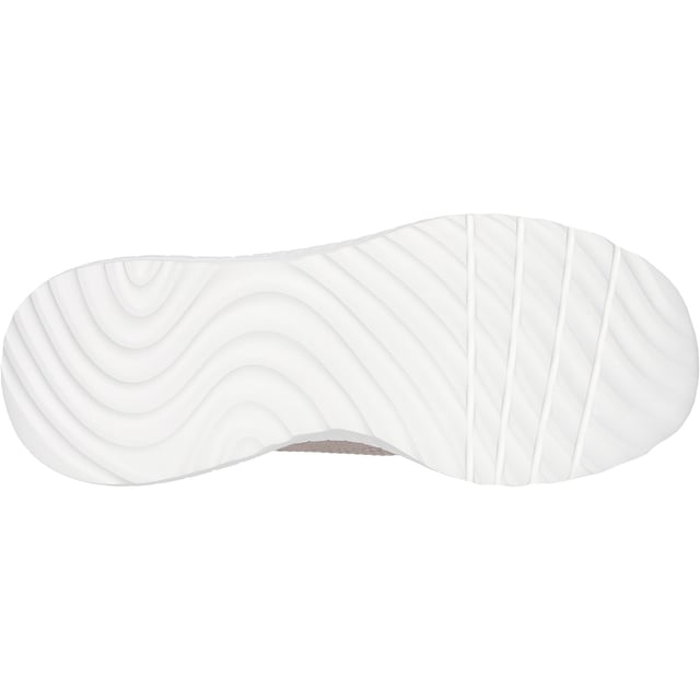 Step into athletic style and comfort wearing Skechers Hands Free Slip-ins: BOBS Sport Squad Chaos - Current Muse. Designed with our Exclusive Heel Pillow, this fashion style features a cushioned Skechers Memory Foam insole.