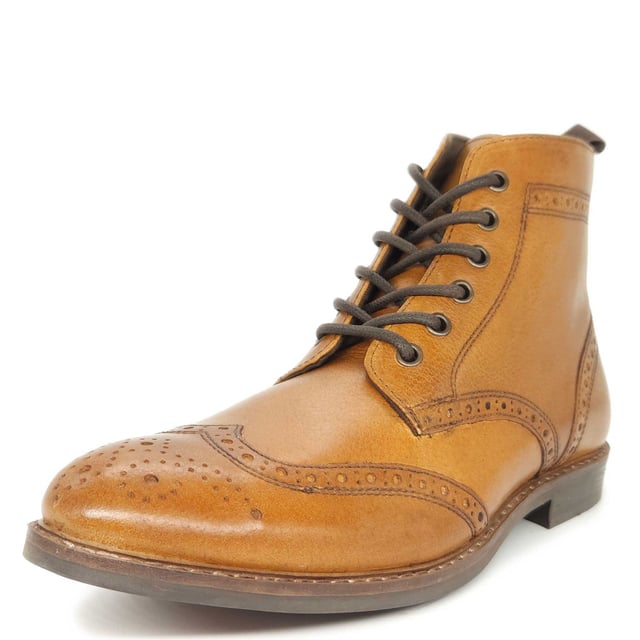 red tape brogue boots