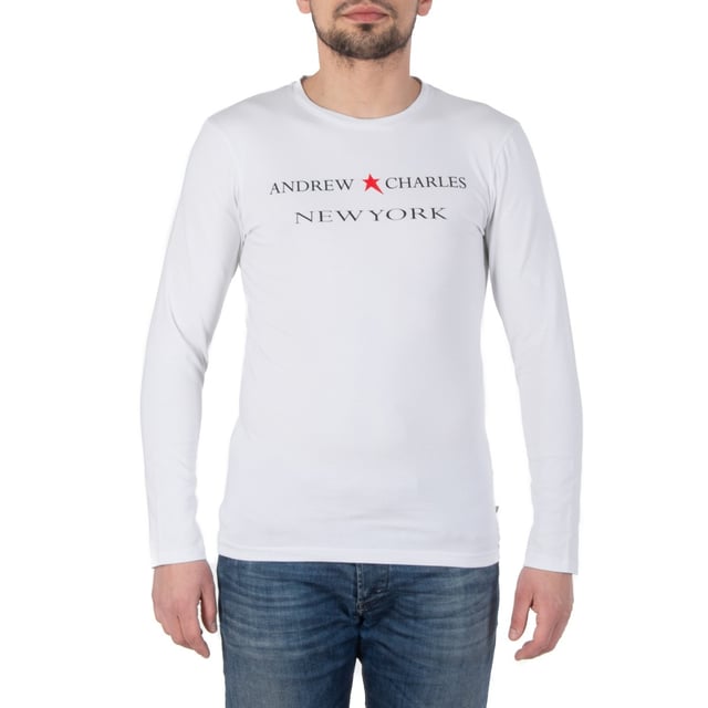 Andrew Charles By Andy Hilfiger Mens LS T Shirt TS160 031002 Selma