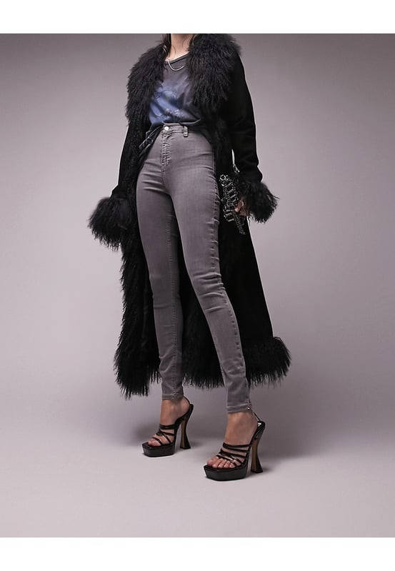 Topshop Joni jeans in grey