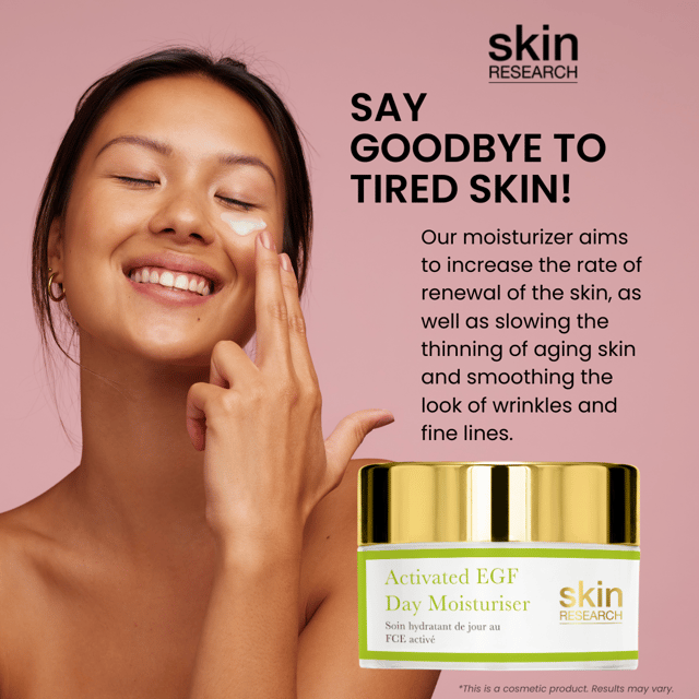 - Cutting-edge skincare formula with EGF technology
- Promotes skin renewal and reduces aging skin thinning
- Hydrates and plumps for a smoother, revived complexion

Activated Day Moisturizer is a cutting-edge skincare formula inspired by EGF technology. It features key ingredient SH-Oligopeptide-1 for increased skin renewal and reduced aging skin thinning. With hydrating Camellia Oil and plumping Hyaluronic Acid, this moisturizer reveals a smoother, revived complexion.
