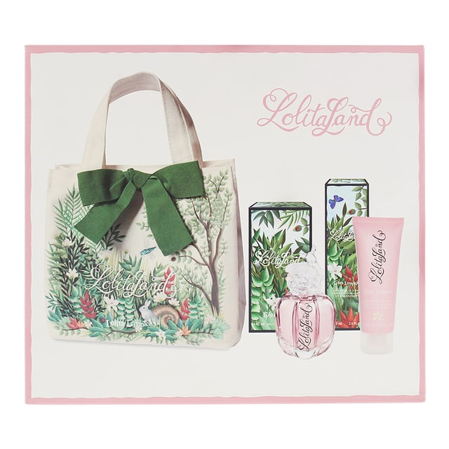 LolitaLand by Lolita Lempicka is a floral fruity fragrance for women. Top notes are bellini, pepper, Italian mandarin, grapefruit, lemon, lime and orange. Middle notes are jasmine sambac, jasmine, white peach, black currant, magnolia, plum and rose. Base notes are Madagascar vanilla, white musk, benzoin, liquorice and sandalwood. LolitaLand was launched in 2018.