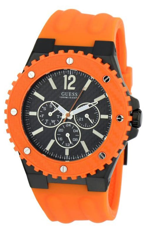 Guess Overdrive Men s Orange Watch W11619G4