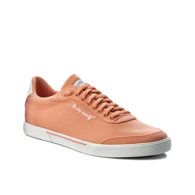Le Coq Sportif Lisa CVS Lace-Up Orange Canvas Womens Plimsolls 1810210
