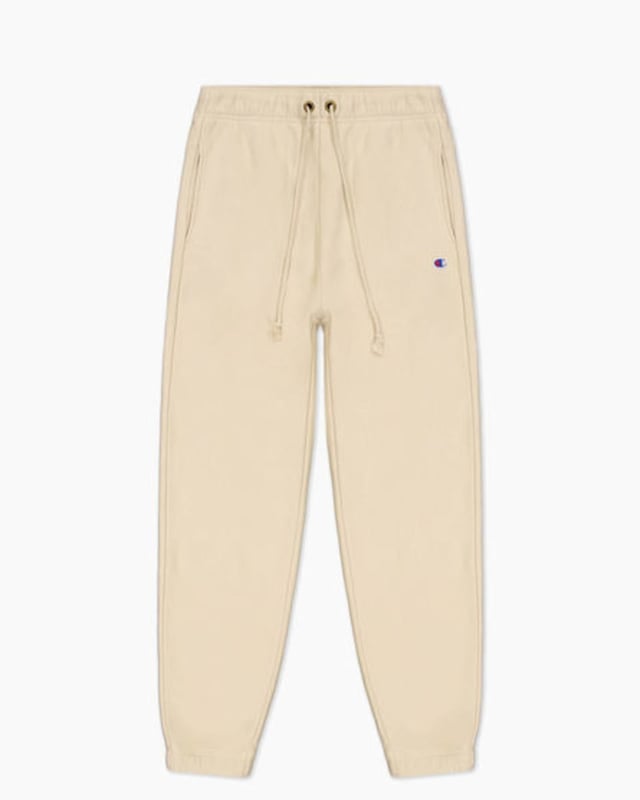 Champion Elastic Cuff Pants in Beige