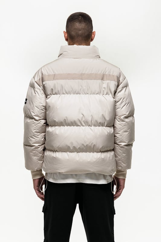 Good for nothing online funnel neck bubble jacket