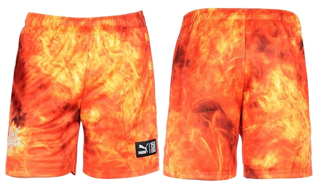 Mens puma hot sale jersey shorts