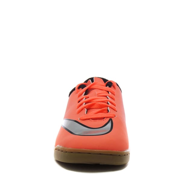 Nike Mercurial Vortex II IC Laceup Orange Synthet Kids Football Boots 651643 803