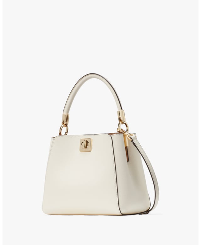 Phoebe Refined Grain Leather Top Handle Satchel, Back Slip Pocket,  Length: 11.50 Cm,  Width: 17.00 Cm,  Height: 20.50 Cm