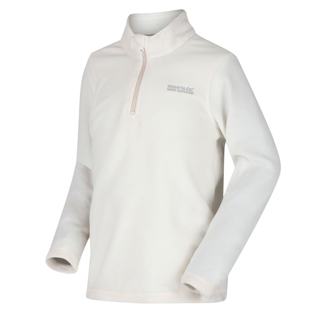 170gsm Symmetry fleece. 1 side brushed, 1 side anti pill. 100% Polyester. Regatta Kids Sizing (chest approx): 2 Years (53-55cm), 3-4 Years (55-57cm), 5-6 Years (59-61cm), 7-8 Years (63-67cm), 9-10 Years (69-73cm), 11-12 Years (75-79cm), 32 (79-83cm), 34 (83-85cm).