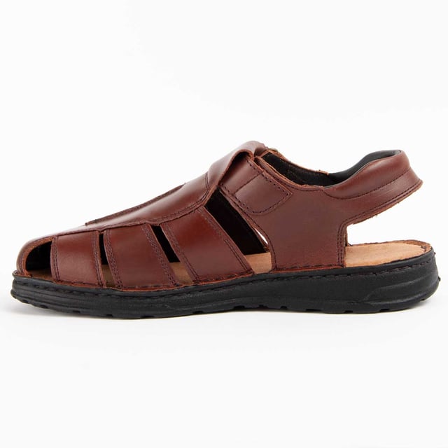 Garantía Purapiel, 10 años de garantía. Sandalia casual para hombre. Hecha en piel natural. Calce cómodo. Fabricado por otras marcas para nuestra marca.