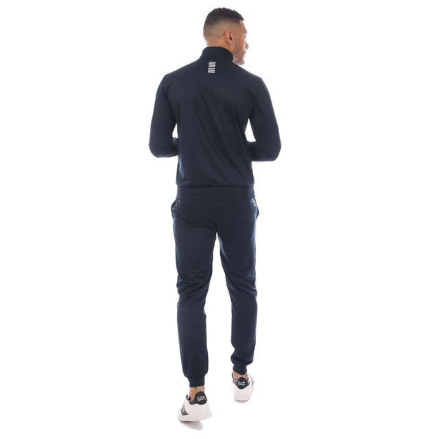 Men's Emporio Armani EA7 Full-Zip Tracksuit in Navy