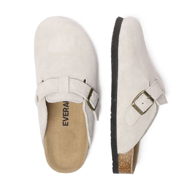 EVER AU Vrouwen Pintail Leren Comfort Klomp Sandalen - Taupe Suede De Pintail Slides voor dames geven elke outfit een chique touch. Ze zijn zorgvuldig gemaakt van eersteklas geolied nubuckleer, stralen een tijdloze aantrekkingskracht uit en zijn bedoeld om na verloop van tijd een unieke, geliefde uitstraling te ontwikkelen.
Productnr. EAU5004
Omschrijving: - Bovenstuk van leer - Tussenzool van koeienhuid - EVA Zool
