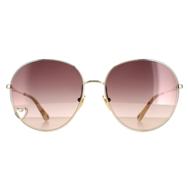 Las gafas de sol Chloe Round Womens Gold Brown Gradient Ch0027S son un bonito estilo redondo fabricado en metal ligero. Las plaquetas nasales de silicona garantizan comodidad durante todo el día, mientras que el logotipo de Chloe en el interior de las patillas -tips de autenticidad.