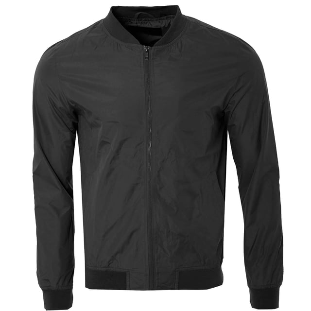 Soulstar men's bomber jackets are the ultimate lightweight outerwear for in-between seasons.
The bomber jacket mens is a timeless piece of outerwear that every man should own as it is warm enough for UK weather.
Made of 100% polyester this Soulstar bomber jacket for men uk is lightweight, soft touch, wrinkle-free and easy to care for.
 Pair a mens bomber jacket with a t-shirt, jeans or chinos, and sneakers for a casual look.