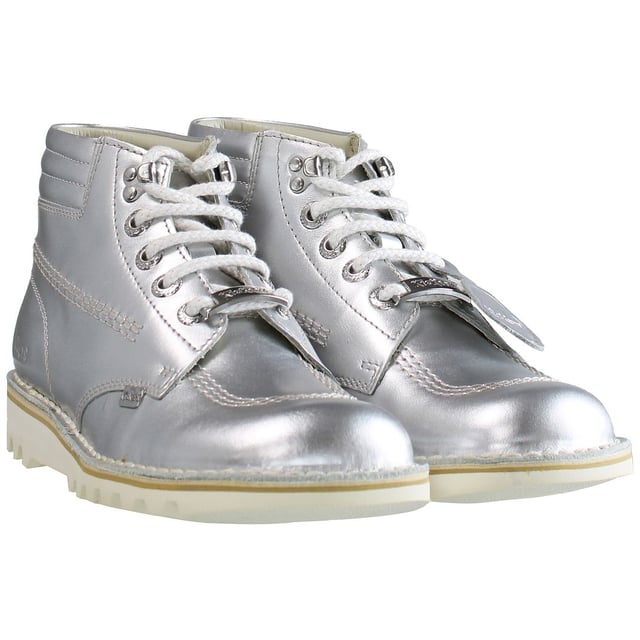 Kickers silver boots sale