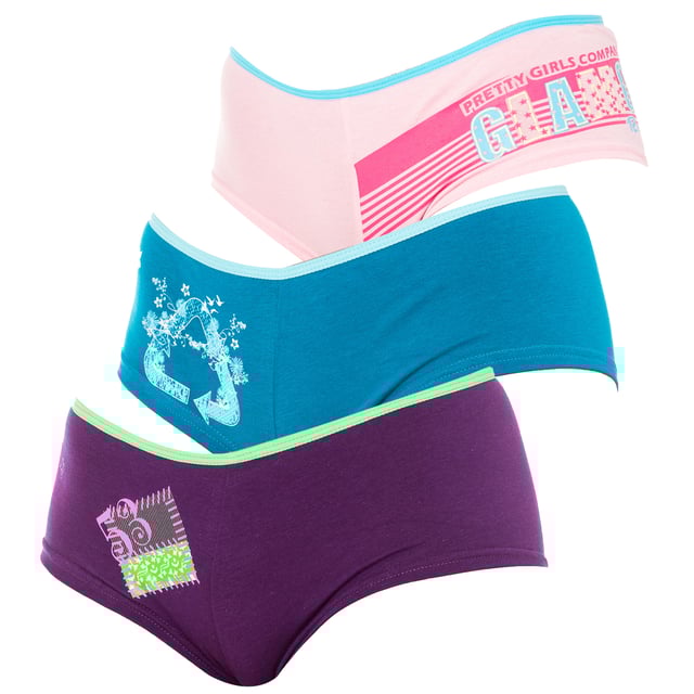 Culottes of Marie Claire. 
 Color Pink-lilac-blue 
 Belt with effective support. 
 Comfortable and lightweight fabric. 
 Seams to tone. 

 Composition: 95% Cotton - 5% Elastane 

 Care: 
 - Wash at max. 35º. 
 - Do not use bleach. 
 - Do not use dryer. 
 - Do not iron. 
 - Do not dry clean.
 Composition: 95% Cotton, 5% Elastane
 Care:
- Wash at max temperature. 35º.
 - Do not use bleach.
 - Do not use dryer.
 - Do not iron.
 - Do not dry clean.