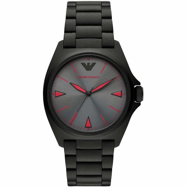 Emporio Armani AR11393 - Herrenuhr Quarz aus Edelstahl• Material: Edelstahl• Glas: Mineral• Armband: Edelstahl• Farbe: Silber Schwarz• Wasserbeständigkeit: 50 m (5 ATM)• Gehäusegröße: 40 mm