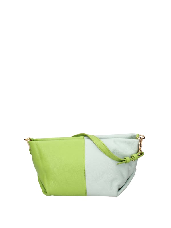 Bolso de hombro para mujeres. El cierre es con zip. Los bolsillos internos son uno con zip y uno abierto. Los bolsillos externos están ausentes. La correa del hombro es ajustable y extraíble en cuero. El mango es extraíble en cuero. Los compartimentos internos son uno. El material externo es una verdadera piel en dólares. Está alineado internamente en 70% de tela de algodón: 30% de poliéster. Medidas: 30x15x12 cm. Hecho en Italia