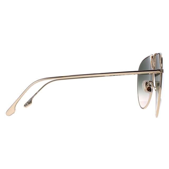 Las gafas de sol Victoria Beckham VB208S 700 gold khaki grey gradient tienen una montura elegante y de gran tamaño con una forma de aviador única. La montura es ligera y cómoda de llevar, por lo que podrás llevarlas todo el día sin ninguna molestia. Estas gafas de sol son perfectas para cualquier ocasión, desde un día en la playa hasta un sofisticado evento nocturno.