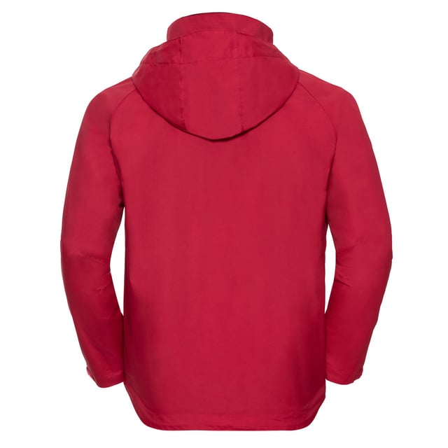 Shell: Nylon, PU-coating, Taslan. Voering: Gaas, Polyester. Ontwerp: Eenvoudig. 190gsm. Stoftechnologie: Ademend, Waterdicht. Toegang voor decoratie, Gearticuleerde elleboog, Toegang voor oortelefoon, Zachte aanraking, Getapete naden. Manchet: Verstelbaar, met treksluiting. Halslijn: Kapitein. Mouwtype: Raglan met lange mouwen, Raglan met lange mouwen. Kap Kenmerken: 3-delig, Verborgen. Zakken: 1 binnenzak, 2 zijzakken, 1 borstzak, rits. Sluiting: dubbele stormflap, omgekeerde ritssluiting, drukknoopsluiting. 2000g/m²/24 uur. Waterdichtheid: 2000mm. Zoom: Trekkoord, Drop Hem. Duurzaamheid: Amfori, Better Cotton Initiative, BSCI, Fair Labor Association, Oeko-Tex Standaard 100 gecertificeerd.
