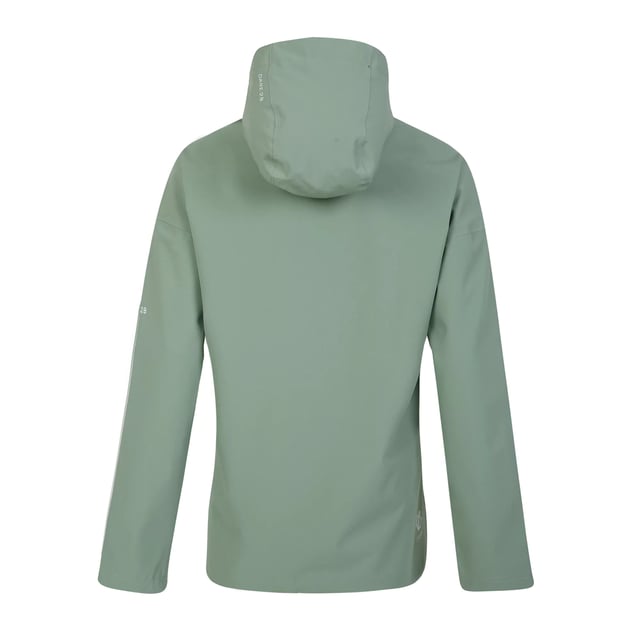 Material: 100% Polyester. Fabric: Stretch. Design: Logo. Fabric Technology: ARED 20/30, Breathable. Chin Guard, Inner Zip Guard, Taped Seams. Neckline: Hooded. Sleeve-Type: Long-Sleeved. Hood Features: Grown On Hood, Packaway. Pockets: 2 Lower Pockets, Zip, 1 Inner Pocket. Fastening: Full Zip. Sustainability: Made from Recycled Materials.