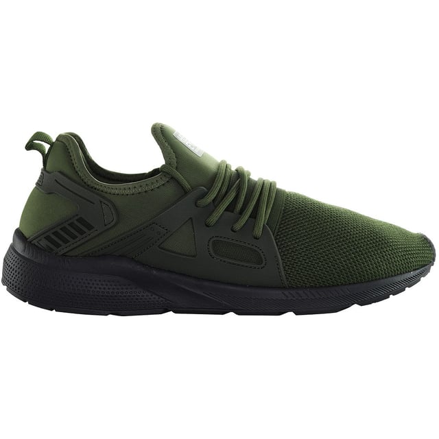 The Henleys Salendine Men's Running Trainers are meticulously crafted to enhance your running experience with a perfect blend of comfort, style, and performance. Here's what sets them apart:

 Streamlined Design:  The Salendine trainers boast a sleek and modern design, ensuring you look sharp both on and off the track.

 Breathable Mesh Upper:  Engineered with a breathable mesh upper, these trainers facilitate airflow to keep your feet cool and comfortable during even the most intense runs.

 Lightweight Construction:  Constructed with lightweight materials, the Salendine trainers provide a feather-light feel, enabling effortless movement and agility with every step.

 Responsive Cushioning:  Featuring responsive cushioning in the midsole, these trainers offer excellent shock absorption and energy return, reducing fatigue and enhancing your overall performance.

 Durable Rubber Outsole:  The durable rubber outsole of the Salendine trainers delivers exceptional traction and grip on various surfaces, ensuring stability and confidence in every stride.