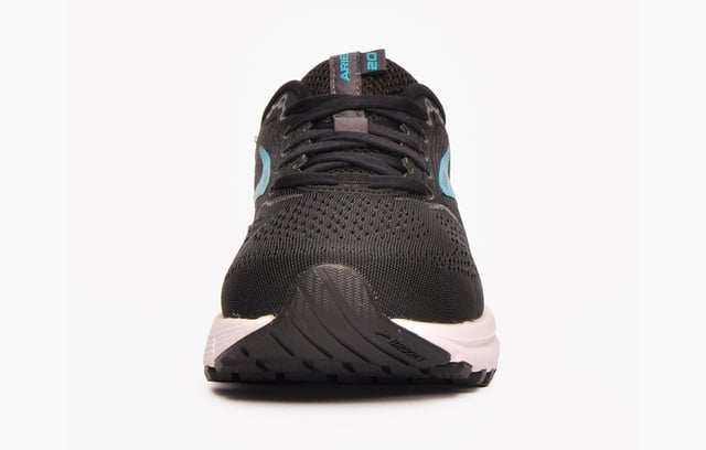 Designed to elevate your running experience whilst cushioing your run with a DNA cushioned midsole, easier flow from landing to toe-off and a smoother ride overall, these Ariel 20 are a firm favourite amongst runners. 
 Constructed with a knitted textile sock like fit upper, these running shoes provide unparalleled performance and support with enhanced breathability and secure lace up closure for you to be able to fully concentrate on your run ahead and achieve your goals.
 Completed with a padded tongue, heel and ankle collar and a durable grip rubber outsole delivering support and cushioning wherever your run takes you. 
 - Textile mesh / synthetic upper
 - Secure lace up fit
 - DNA midsole cushioning
 - Padded tongue, heel and ankle collar
 - Durable grip rubber outsole 
 - Heel support for a secure locked in fit
 - Guiderails for a stable ride
 - Brooks branding throughout