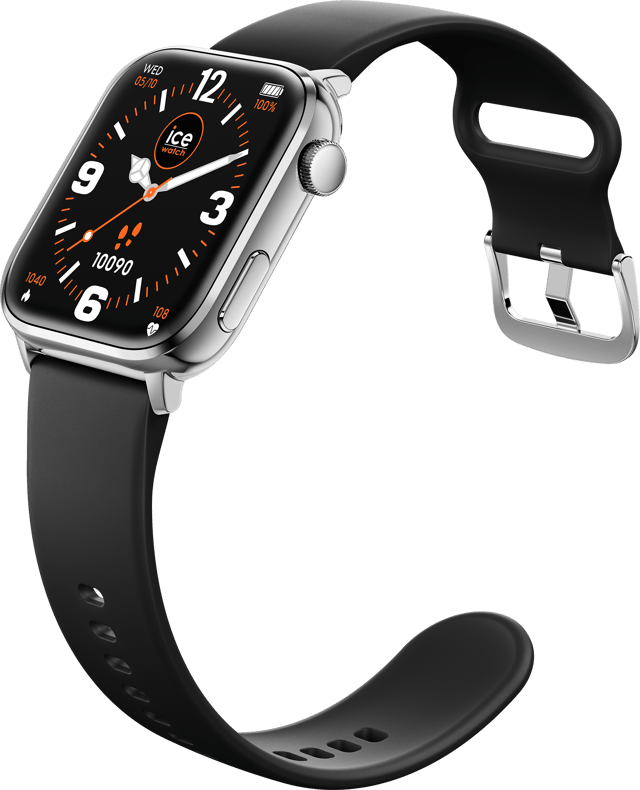Mens white ice watch hot sale