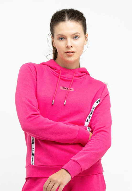 Tom Barron Damen-Trainingsanzug-Set mit Logo-Streifen, lässig