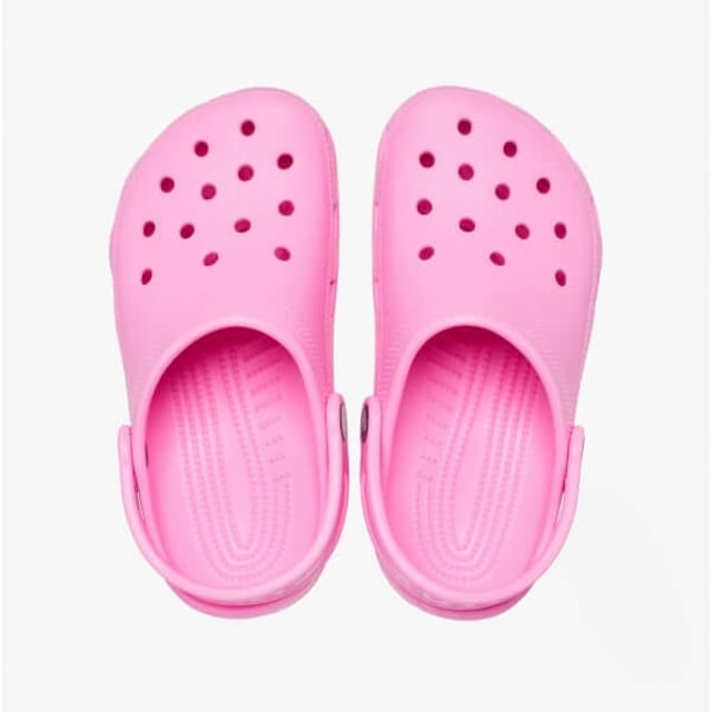 Crocs 206991-6SW KIDS CLASSIC Girls Clogs Taffy Pink

 Upper Material: Synthetic

Lining Material: Synthetic

Sole Material: Synthetic

Closure/Fastening: Slip-On

Features: Lightweight,Comfort,Breathable,Adjustable Strap

Toe Shape: Round

Shoe Width: Regular

Item Weight: 0.5 KG

Heel Height: Flat (Under 2.5cm)

Sandal Style: Sandals

Gift Boxed: No
Product Code: 206991-6SW