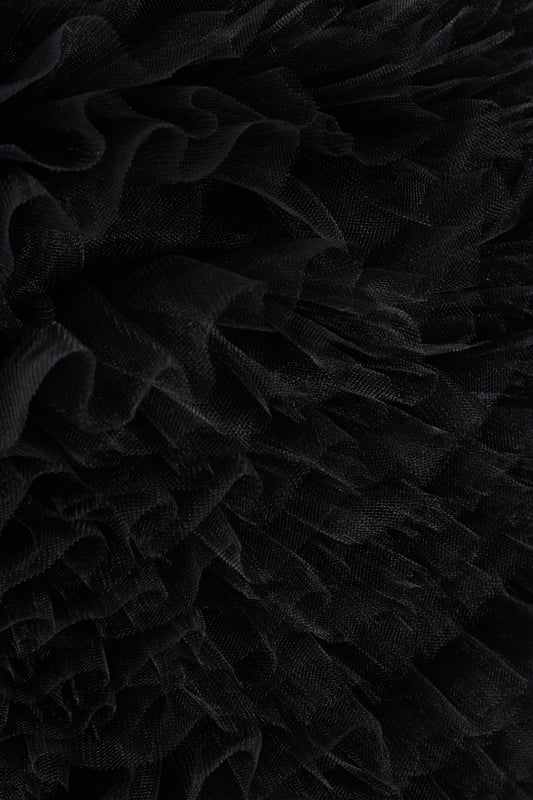 - Tulle finish - Ruffle details - Strappy - Cropped fit - Model height: 5'8" - Model wears uk 8 / us 4 / eur 36 - Always check the care wash label - Cool hand wash with mild detergent