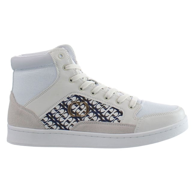 Criminal Damage Craft High White Syn Men Trainers CRAFT HIGH TOP_OFF WHITE/MONO