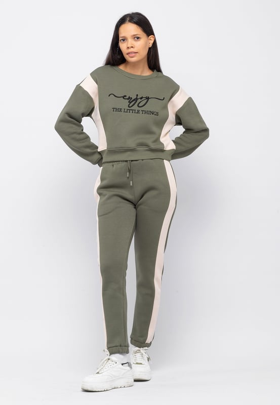 Tom Barron Damen-Trainingsanzug-Set Enjoy, bestickt, stilvoll
