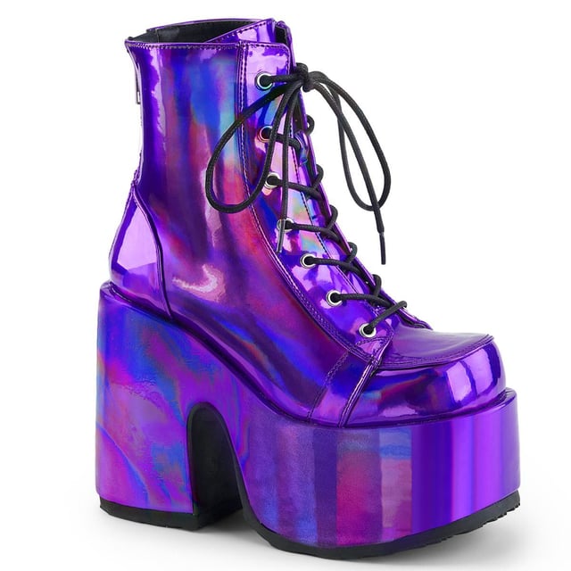 Holographic hotsell ankle boots