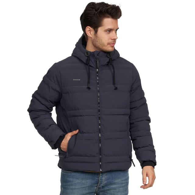 This winter, make sure you are protected with our stylish Men’s Hooded Coat. You can rely on this jacket to keep you warm even at extreme levels of cold. Besides offering extra protection from external weather elements, the full-zip design hooded coat ensures that the wearer is completely enclosed. It is chic, modern, and durable, made of quality materials. There is the perfect fit and styled jacket that protects you in the chilly season to make you comfortable and warm during the period with the warm fit.