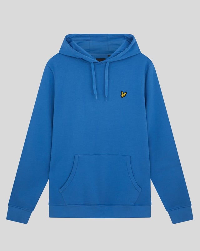 Our pullover hoodie is embroidered with our iconic golden eagle logo at the chest but everything else has been kept simple. It's made from loopback cotton-jersey for a relaxed fit and has a roomy pouch pocket.- Hood with drawstring fastening 
- Long sleeves 
- Front pouch pocket
- Composition: 100% cotton