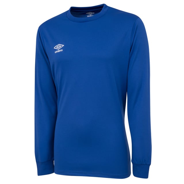 100% Polyester. Fabric: Micro Eyelet. Design: Logo. Neckline: Crew Neck, Ribbed. Sleeve-Type: Long-Sleeved. Cuff: Ribbed.