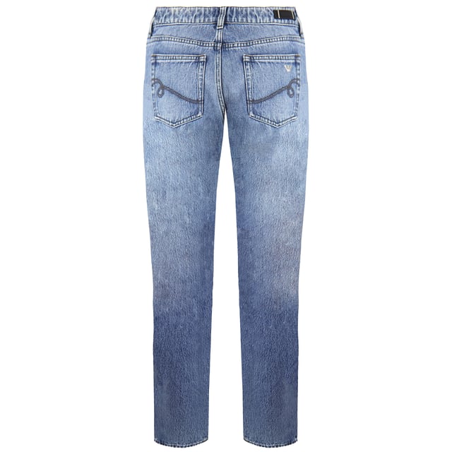 Emporio Armani Slim Fit Washed Light Blue Jeans 6Y2J75 2D40Z 0906