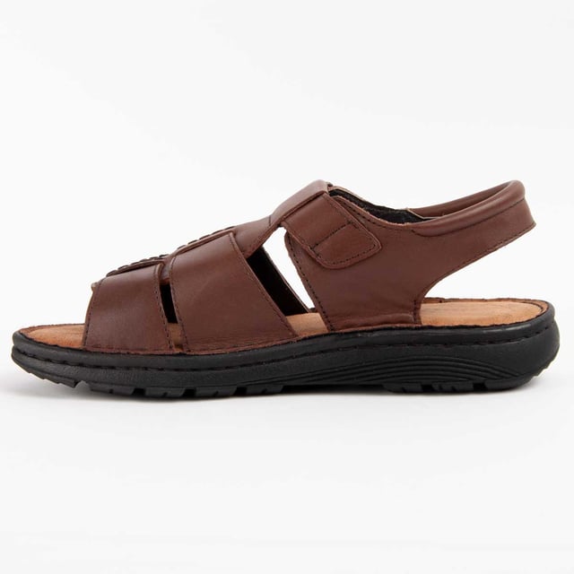 Garantía Purapiel, 10 años de garantía. Sandalia casual para hombre. Hecha en piel natural. Calce cómodo. Fabricado por otras marcas para nuestra marca.