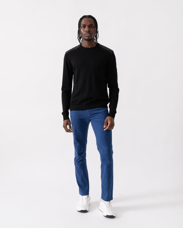 Mens merino wool crew neck jumper online