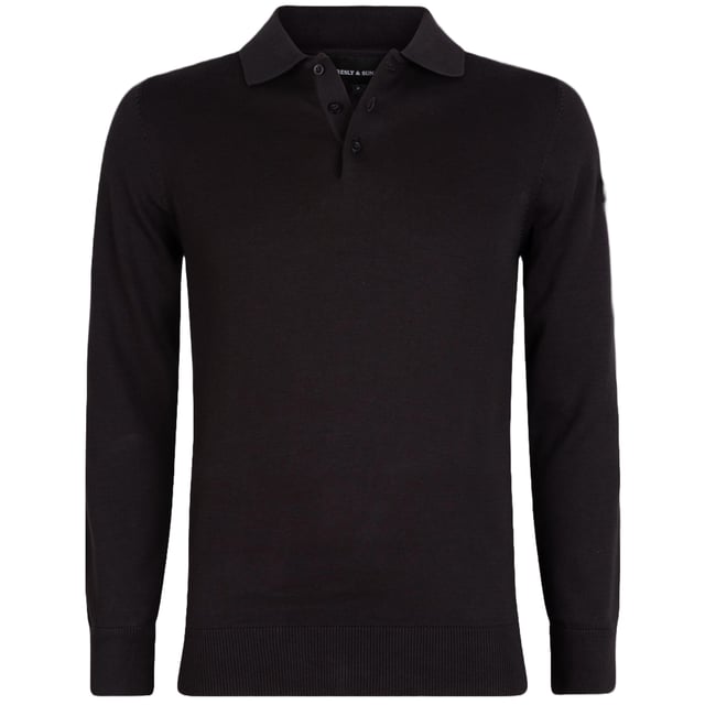 Herren-Pullover der Marke Presly & Sun. Der Pullover von Presly & Sun ist aus Bio-Baumwolle hergestellt und hat eine normale Passform. Die weiche Baumwolle sorgt für hohen Tragekomfort.  Marke: Presly & SunModellname: Brad Long Sleeve Knitted PoloKategorie: Herren PulloverMaterialien: BaumwolleFarbe: dunkelgrau