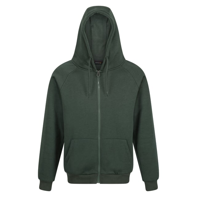 Gewebetechnik: langlebig. Materialzusammensetzung (%): 65% Polyester, 35% Baumwolle. Gewebe: Gebürstete Innenseite. Design: Unifarben. Durchgehender Reißverschluss. Taschenart: Zwei Seitentaschen. Kapuzenmerkmale: mit Kordelzug, angenähte Kapuze. Mit Kapuze. Langärmlig. Saum: gerippt. Bündchen: gerippt. Nachhaltigkeit: nachhaltige Materialien.