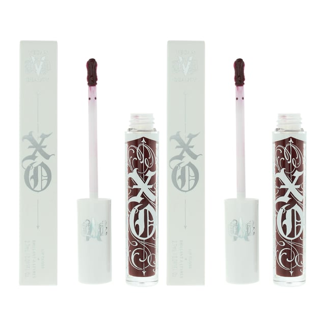 KVD Xo Vinyl Lip Gloss is a luscious lip gloss that delivers high-shine and a vinyl-like finish for a glamorous pout. The formula of the KVD Xo Vinyl Lip Gloss is non-sticky and lightweight, ensuring comfortable wear throughout the day. It glides smoothly onto the lips, imparting a glossy and reflective finish that catches the light and enhances your natural beauty.  This lip gloss is available in a variety of stunning shades, ranging from soft neutrals to bold and vibrant hues. Whether you prefer a subtle sheen or a bold pop of color, there is a shade to suit your individual style and mood.  The KVD Xo Vinyl Lip Gloss also offers nourishing benefits for your lips. Enriched with moisturising ingredients, it helps to keep your lips hydrated and supple, preventing dryness and providing a comfortable and smooth feel.