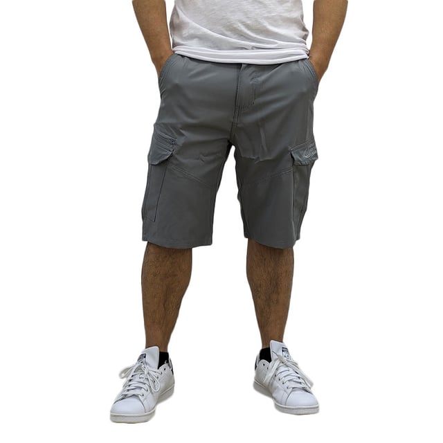 CAMEL ACTIVE Men's Beach Shorts 
Body -  95 % Polyester, 5% Spandex
Pocket - 100% Cotton
Made in Bangladesh
Top Quality Material
Quick Dry Poly Short
Embossed Logo
4 Way Stretch
2 Side, 1 Back, 2 Cargo Pockets with Flap
Zip Fly with Button Closure
Soft Comfy & Durable Material
Hits at the Knee
Regular Straight Fit
Hand Wash (Please check the instructions before wash)