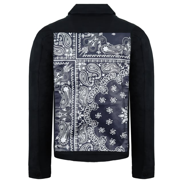 Criminal Damage Black Denim Cotton Mens Cartel Jacket DCJB020