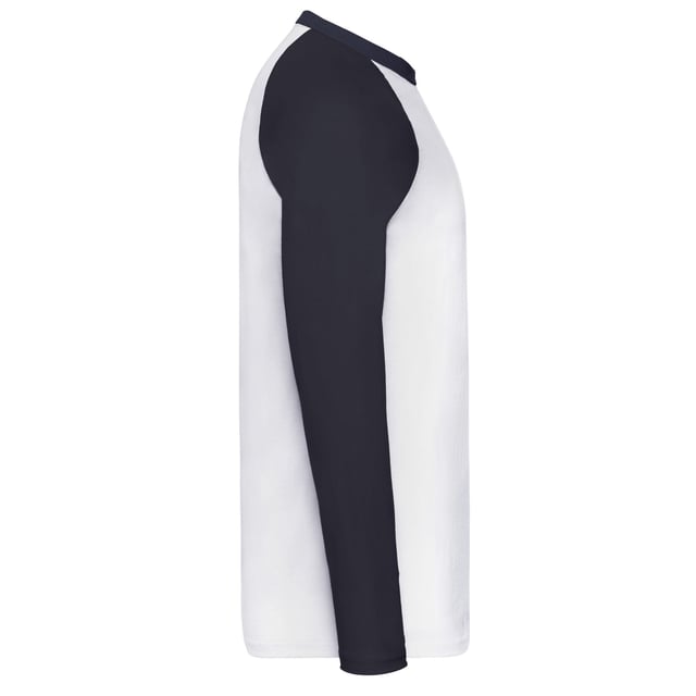 100% Katoen. Stof: Fijn breisel, Lycra. Ontwerp: Contrasterende Mouwen. Halslijn: Gebonden, Ronde Hals, Geribd. Mouwtype: Raglan met lange mouwen, Raglan met lange mouwen. Hem: Tweelingnaaldsteek. Dubbele naaldhals, dubbele naaldmouwen. Geschikt voor: op maat. 160 g/m². Duurzaamheid: Better Cotton Initiative, geen gebruik van kinderarbeid of gedwongen arbeid, Oeko-Tex Standard 100 gecertificeerd, WRAP gecertificeerd.. Geschikt voor: Afdrukken.