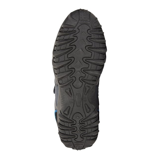 Upper: Mesh. Midsole: EVA (Ethyl Vinyl Acetate). Outsole: High Traction Grip, Non Marking. Breathable, Lightweight. Low Heel. Cut: Low. Design: Contrast Trim, Logo. Toe Style: Round. Fastening: Hook and Loop Fasteners.