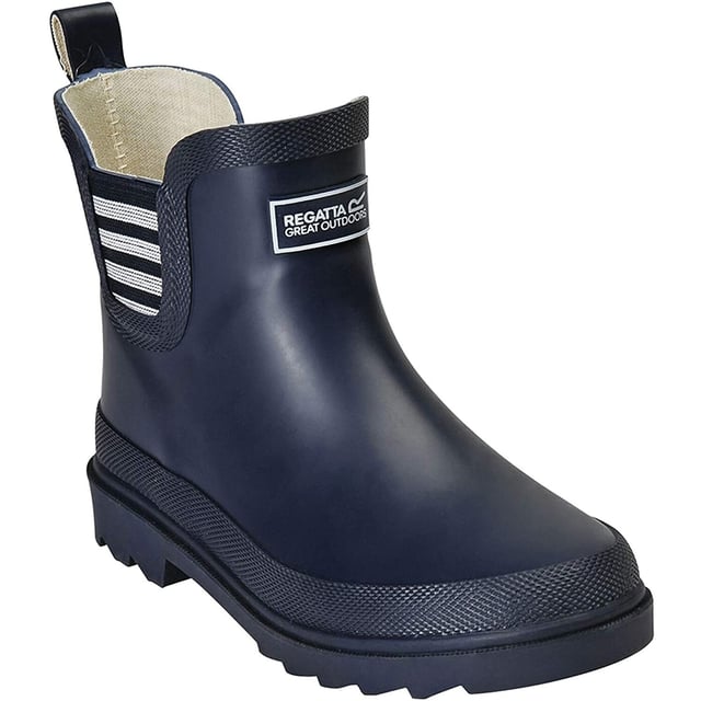 Upper: Rubber. Material: Vulcanised Rubber. Lining: Breathable, Cotton. Insole: EVA. Outsole: Rubber. Fastening: Pull-On. Chunky Grip, Cleated Outsole, Comfort Footbed, Elasticated Gusset, Pull Tab. Fabric Technology: Durable. Flat. Cut: Ankle High. Design: Logo. Toe Style: Round. Hardwearing.
