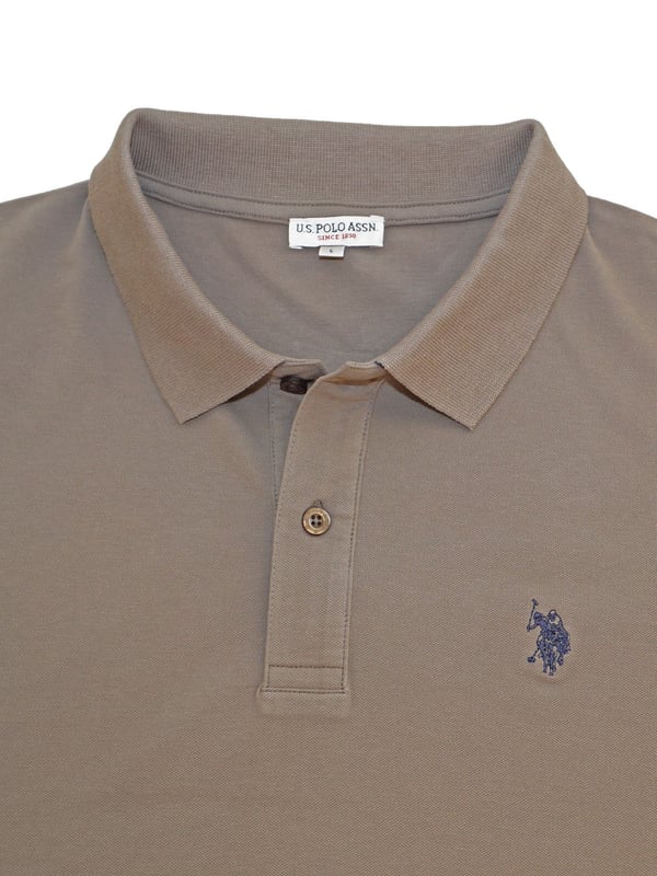 Effen polo met lange mouwen voor heren van U.S.Polo Assn.